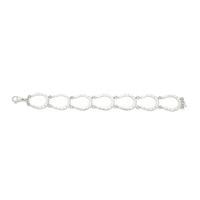 bakewell show bracelet large horse shoe link silver