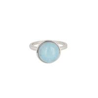 Barrucci-Rings - Ring Rond Amazonite - Silver