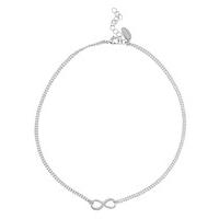 Barrucci-Necklaces - Ketting Infinity Dubbel - Silver