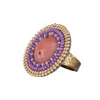 barrucci rings ring beads round pink