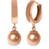 Ball Huggie Earrings in 9ct Rose Gold