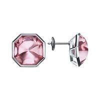 Baccarat L-Illustre Pink Crystal Stud Earrings 2611984