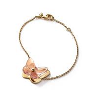 Baccarat Papillon Rose Gold Plated Crystal Butterfly Bracelet 2803478
