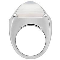 Baccarat Medics Silver Clear Crystal Ring 2602339