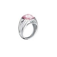 Baccarat L-Illustre Sterling Silver Pink Crystal Ring 2611889 51