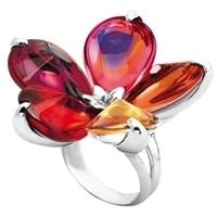 Baccarat Fleurs Multi Crystal Flower Ring 2609396