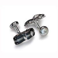 babette wasserman retro jag black cufflinks