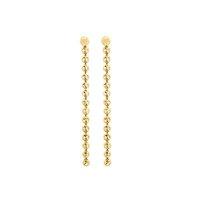 Babette Wasserman Gold Moondust Drop Earrings