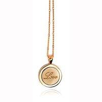 Babette Wasserman Twisting Love Forever Rose Gold Plated Necklace