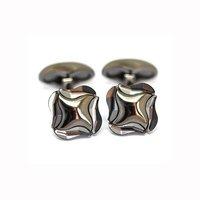 babette wasserman babette wasserman swarovski celtic black cufflinks