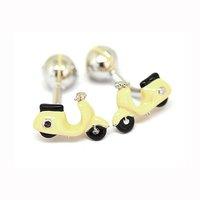 Babette Wasserman Retro Vespa and Helmet Cufflinks