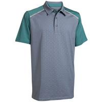 Back Tee Golf Mens Embossed UV Polo - BLACKMOUNT