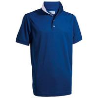 back tee golf mens quick dry performance polo hazard blue