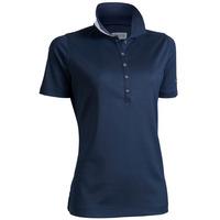 back tee golf ladies quick dry performance polo navy