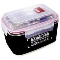 BaroCook Camping cooking wear Rectangular, 850 ml 1 pc(s) BA-BC-003-PP Stainless steel, PVC, Silicone, Neoprene