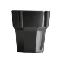 BBP Polycarbonate Rocks Tumbler 256ml Black Pack of 36