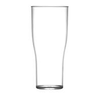 BBP Polycarbonate Nucleated Pint Glasses CE Marked Pack of 48
