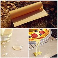 BBQ Grill Mats Oven Baking Nonstick High Temperature Resistant Cloth Sheet Linoleum Reuse Oil Paper(Random Color)