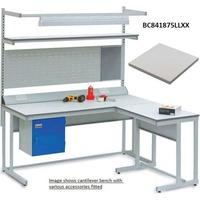 BC Lamstat top ESD Cantilever Workbench 1200w x 750d