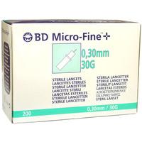 bd micro fine 200 lancets 30g