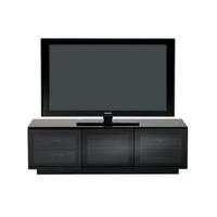 BDI 8227 2 Mirage BDI TV Cabinet with Black Glass Grey Glass