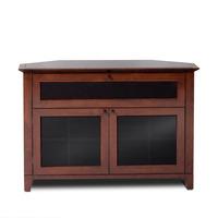 BDI Novia 8421 Cocoa Stained Cherry Corner TV Cabinet