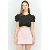 bdg side pocket pelmet skirt pink