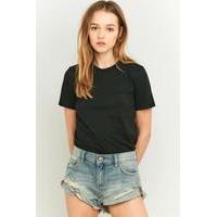 bdg boyfriend low rise distressed shorts light blue