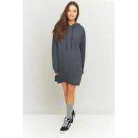 BDG Long Sleeve Hoodie Dress, BLUE