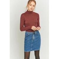 BDG Denim Pencil Skirt, INDIGO