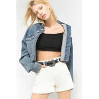 BDG Vintage Wash Cropped Denim Jacket, LIGHT BLUE