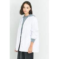 BDG Graphic Coach Jacket, WHITE