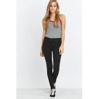 BDG Breeze Mid-Rise Clean Black Skinny Jeans, BLACK