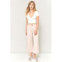 BDG Pale Pink Cropped Culottes, ROSE