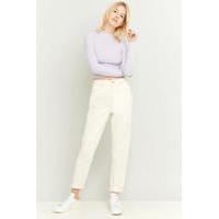 BDG Beige Mom Jeans, NUDE/CHAIR
