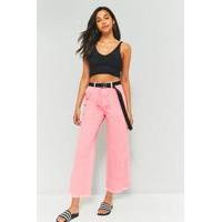 BDG Bright Pink Cropped Culottes, PINK