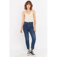 bdg high waisted winter blue girlfriend jeans light blue