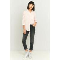 bdg slouchy dolman sleeve button down shirt pink