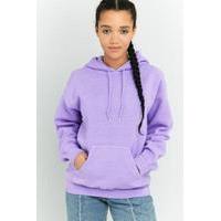 bdg plain overdye hoodie lilac