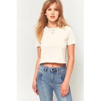 bdg overdyed cropped t shirt beige