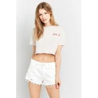 BDG Youth Exposure Cropped T-Shirt, NUDE/CHAIR