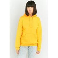 BDG Plain Pullover Hoodie, DARK YELLOW