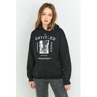 BDG Untitled Black Hoodie, BLACK