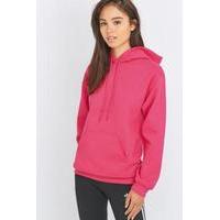 BDG Plain Pullover Hoodie, ROSE