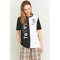 BDG Tokyo Splice T-shirt, BLACK & WHITE