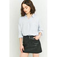 BDG Slouchy Dolman Sleeve Button-Down Shirt, SKY