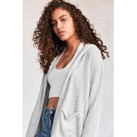BDG Harlow Hoodie Cardigan, GREY