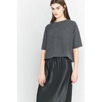 BDG Cosy Oversized T-shirt, DARK GREY