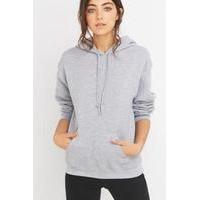 bdg plain pullover hoodie grey