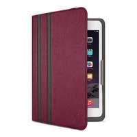 Belkin 8\'\' Twin Stripe Cover For Ipad Mini 1/2/3/4 In Dark Red